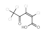 2-Pentenoic acid, 2,3,5,5,5-pentachloro-4-oxo- Structure