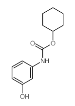 cyclohexyl N-(3-hydroxyphenyl)carbamate Structure