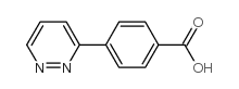 4-(PYRIDAZIN-3-YL)BENZOIC ACID structure