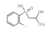 2-Propanol,1-[(o-chlorophenyl)hydroxyarsino]-, As-oxide (8CI)结构式