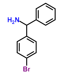 (R)-(4-溴苯基)(苯基)甲胺结构式