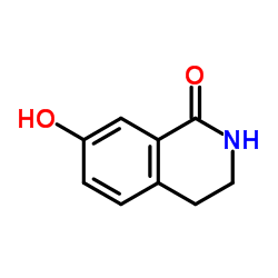 7-Hydroxy-3,4-dihydro-1(2H)-isoquinolinone Structure