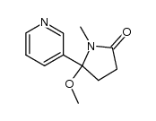 5-methoxycotinine Structure