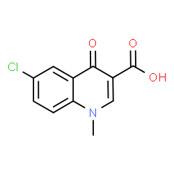 6-chloro-1-methyl-4-oxo-1,4-dihydroquinoline-3-carboxylic acid picture