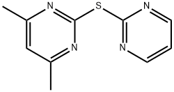 4,6-Dimethyl-2-(pyrimidin-2-ylsulfanyl)-pyrimidine结构式