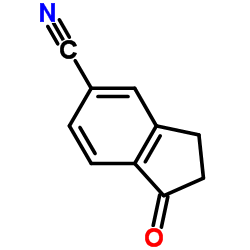 2,3-Dihydro-1-oxo-1H-indene-5-carbonitrile structure