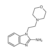 1-(2-MORPHOLIN-4-YLETHYL)-1H-BENZIMIDAZOL-2-AMINE structure