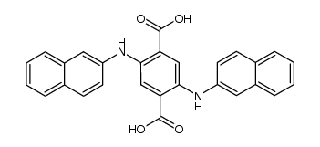 2,5-bis-[2]naphthylamino-terephthalic acid Structure