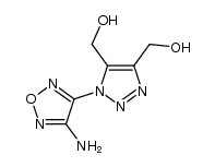 4-amino-3-[4,5-bis(hydroxymethyl)-1,2,3-triazol-1-yl]furazan Structure