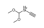 dimethoxymethyl(ethynyl)silane Structure