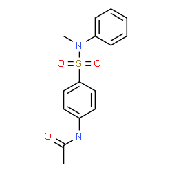 4-(N-Methyl-N-phenylsulfamoyl)acetanilide Structure