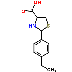 2-(4-Ethylphenyl)-1,3-thiazolidine-4-carboxylic acid picture