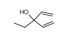 3-ethyl-penta-1,4-dien-3-ol结构式