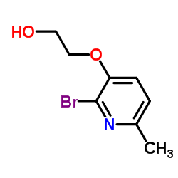 2-[(2-Bromo-6-methyl-3-pyridinyl)oxy]ethanol picture