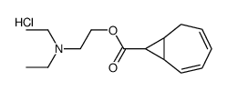 2-(bicyclo[5.1.0]octa-3,5-diene-8-carbonyloxy)ethyl-diethylazanium,chloride结构式