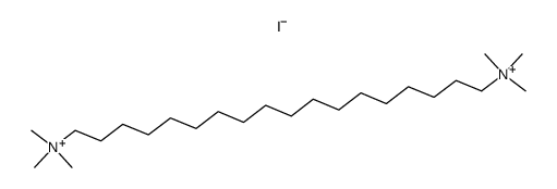 hexa-N-methyl-N,N'-octadecanediyl-di-ammonium, diiodide结构式