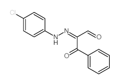 (2E)-2-[(4-chlorophenyl)hydrazinylidene]-3-oxo-3-phenyl-propanal结构式