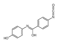 N-(4-hydroxyphenyl)-4-isocyanatobenzamide Structure