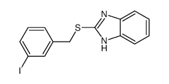 2-[(3-iodophenyl)methylsulfanyl]-1H-benzimidazole结构式