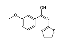 N-(4,5-Dihydro-1,3-thiazol-2-yl)-3-ethoxybenzamide Structure