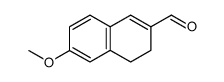 3,4-dihydro-6-methoxy-2-naphthalenecarboxaldehyde Structure