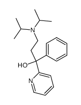 3-diisopropylamino-1-phenyl-1-pyridin-2-yl-propan-1-ol Structure