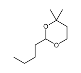 2-butyl-4,4-dimethyl-1,3-dioxane结构式