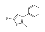 5-bromo-2-methyl-3-phenylthiophene结构式