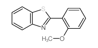 2-(2-Methoxyphenyl)benzothiazole结构式