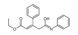 ethyl 5-anilino-5-oxo-3-phenylpent-2-enoate Structure