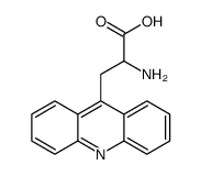 3-acridin-9-yl-2-aminopropanoic acid Structure