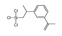 trichloro-[2-(3-prop-1-en-2-ylphenyl)propyl]silane Structure