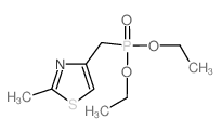 Diethyl 2-methylthiazole-4-methylphosphonate结构式