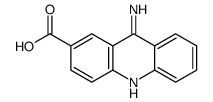 9-Amino-2-acridinecarboxylic acid structure