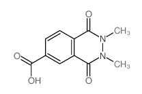 6-Phthalazinecarboxylicacid, 1,2,3,4-tetrahydro-2,3-dimethyl-1,4-dioxo- Structure