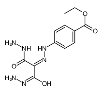 ethyl 4-[2-(1,3-dihydrazinyl-1,3-dioxopropan-2-ylidene)hydrazinyl]benzoate结构式