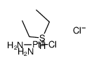 chloro-diammine-(diethyl sulfide)-platinum(II) chloride结构式