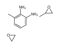 3-methylbenzene-1,2-diamine,2-methyloxirane,oxirane Structure