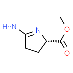 2H-Pyrrole-2-carboxylicacid,5-amino-3,4-dihydro-,methylester,(2S)-(9CI) structure