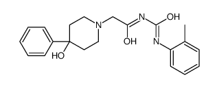 1-[(4-Hydroxy-4-phenylpiperidino)acetyl]-3-(o-tolyl)urea结构式