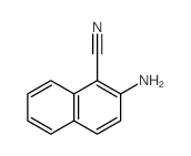 2-aminonaphthalene-1-carbonitrile结构式