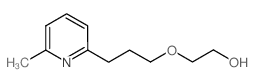 2-(3-(6-甲基-2-吡啶)丙氧基)乙醇结构式