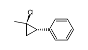 γ-1-Chlor-1-methyl-t-2-phenylcyclopropan结构式