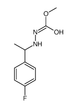 3-(p-Fluoro-α-methylbenzyl)carbazic acid methyl ester结构式