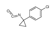 trans-4-chlorophenylcyclopropyl isocyanate Structure