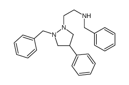 N,2-Dibenzyl-4-phenyl-1-pyrazolidineethanamine Structure
