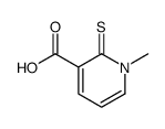 1-methyl-2-sulfanylidenepyridine-3-carboxylic acid结构式