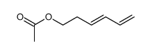 3,5-hexadien-1-ol acetate Structure