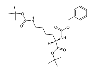 Z-Lys(εBoc)-OtBu Structure