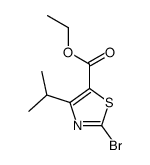 5-Thiazolecarboxylicacid,2-bromo-4-(1-methylethyl)-,ethylester(9CI) structure